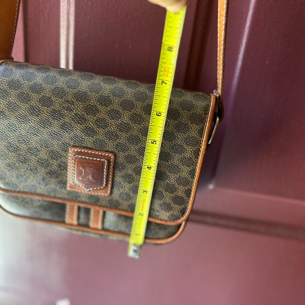 Celine Brown Patterned crossed body - Picture 4 of 16